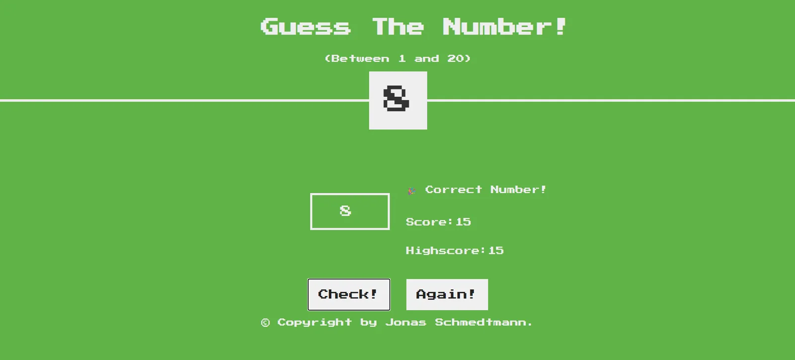 Guess the Number Game screenshot 1 of 1
